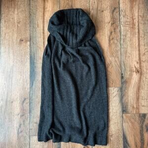 Dex Anthropologie Sleeveless Sweater Dress Women’s M Black Cowl Neck Cozy Knit